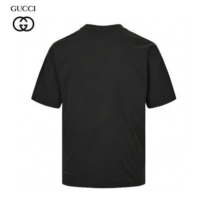 Gucci Multicolor Interlocking G Logo T-shirt - Black Unisex Streetwear Limited Edition
