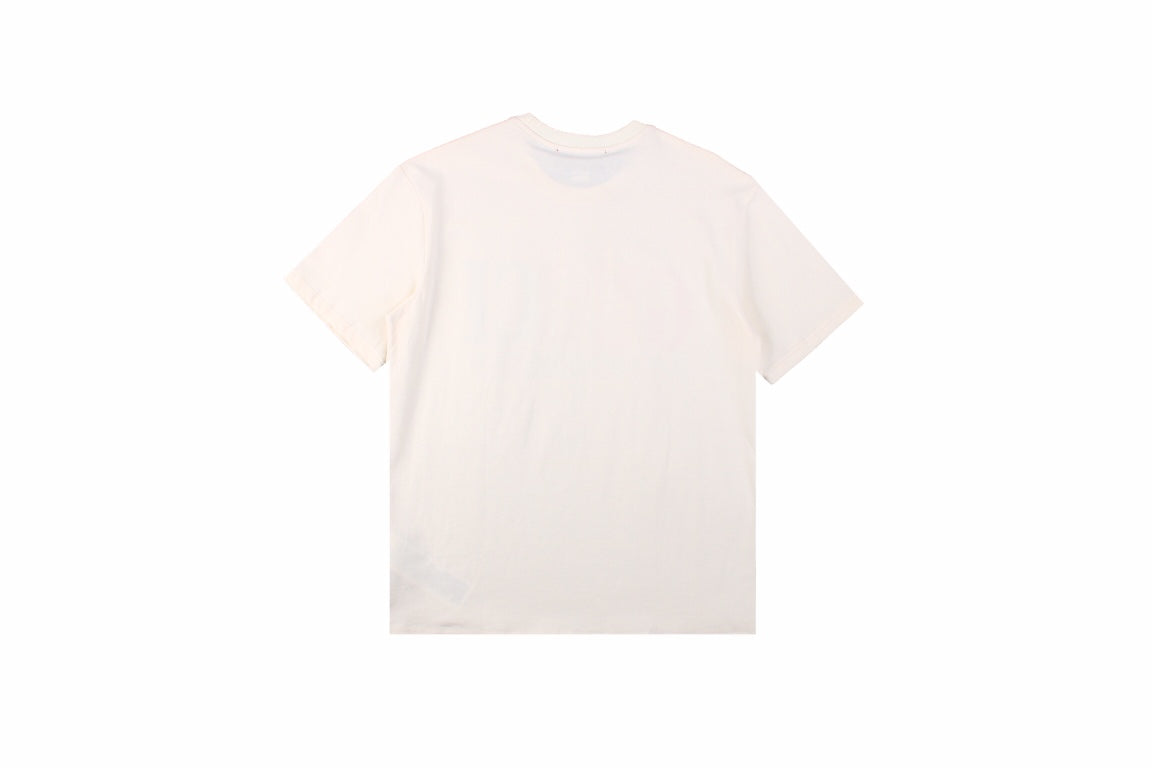 Gucci Cities Block Letter T-shirt - - White Unisex Streetwear Limited Edition - This white Gucci t-shirt proudly displays the 'GUCCI' logo in bold, colorful block letters across