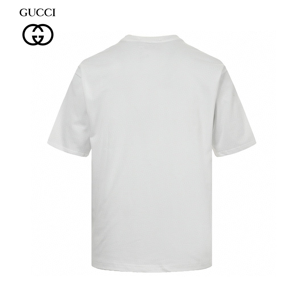 Gucci - Balenciaga Collaboration T-shirt (white) Unisex Streetwear Limited Edition - The Gucci x Balenciaga Collaboration T-Shirt in white is a standout piece from the highly