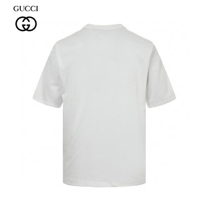 Gucci - Balenciaga Collaboration T-shirt (white) Unisex Streetwear Limited Edition - The Gucci x Balenciaga Collaboration T-Shirt in white is a standout piece from the highly