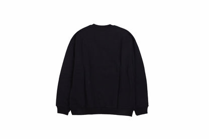 Gucci - Balenciaga Sweatshirt - Black Unisex Streetwear Limited Edition - Black sweatshirt with a bold graphic design. Features 'GUCCI' in white graffiti-style font over red