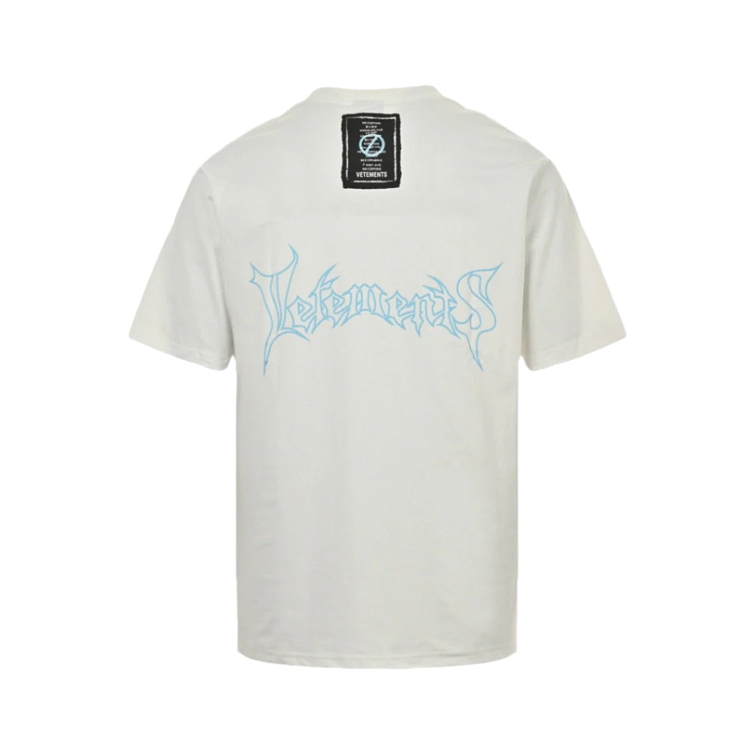 BALENCIAGA - Vetements Logo T-shirt - White Unisex Streetwear Limited Edition