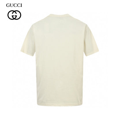 Gucci Apple Logo T-shirt (white) Unisex Streetwear Limited Edition - Add a playful touch to your wardrobe with the Gucci Apple Logo T-Shirt. Crafted from