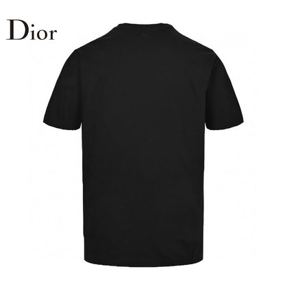 Dior Artistic Logo T-shirt (black) Unisex Streetwear Limited Edition - The Dior Artistic Logo T-Shirt in black is a statement piece that blends bold design