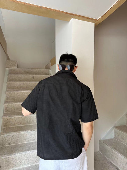 Chemise à manches courtes et boutonnée Prada