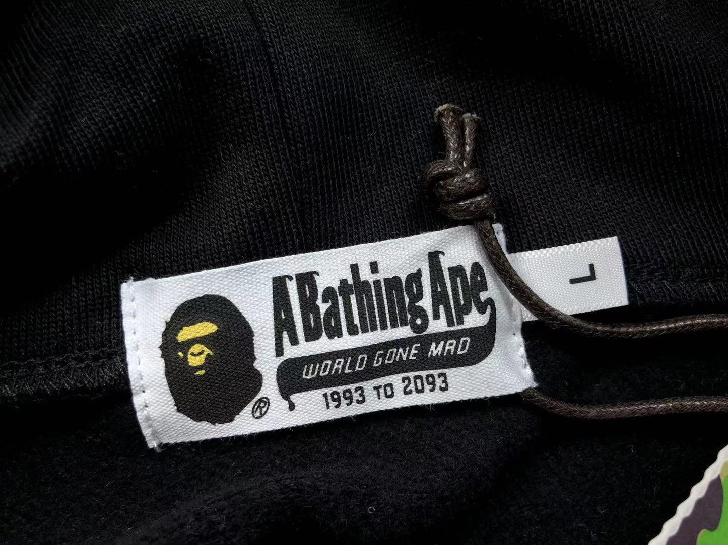 BAPE SHARK FULL ZIP HOODIE BLACK