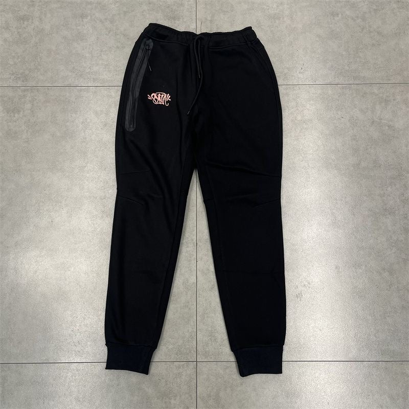 NIKE Tech Fleece Pants - - Dark Smoke Grey - Black Unisex Streetwear Limited Edition - The NIKE TECH FLEECE PANTS BLACK/DARK SMOKE GREY - REPLICA combine modern sportswear technology with