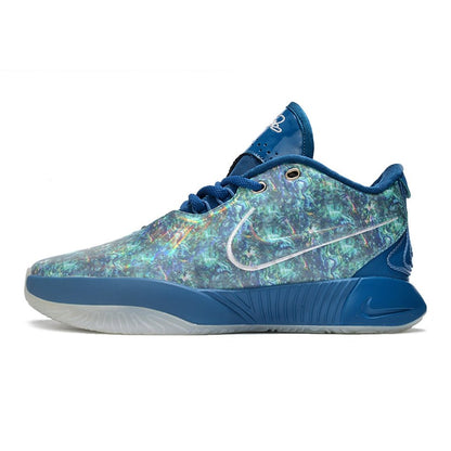NIKE Lebron 21 - Abalone Pearl Shoes - Red Unisex Streetwear Limited Edition