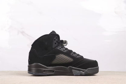 JORDAN 5 Retro - Anthracite Sneakers - Black Unisex Streetwear Limited Edition