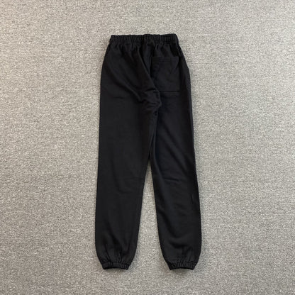 SP5DER Angel Number Sweatpants - Black Unisex Streetwear Limited Edition - The SP5DER ANGEL NUMBER SWEATPANTS BLACK - REPLICA blend bold streetwear aesthetics with a mystical