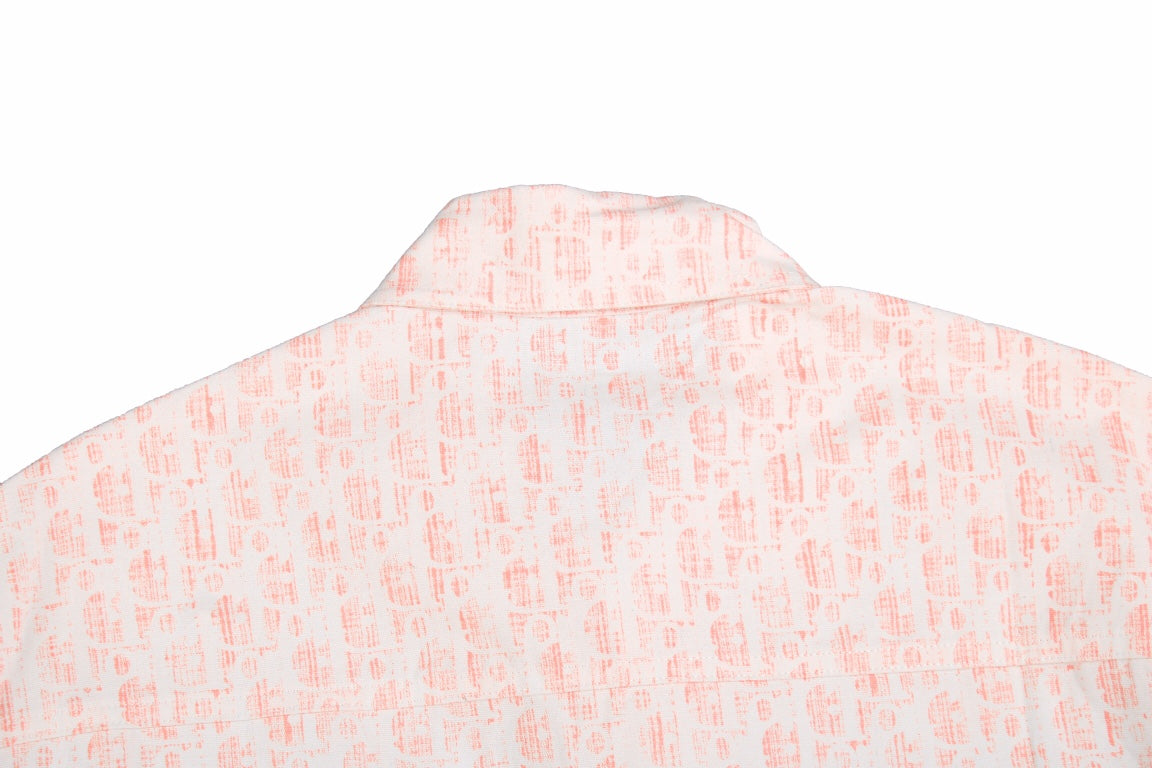 Camisa Dior Monogram (Rosa/Blanco)