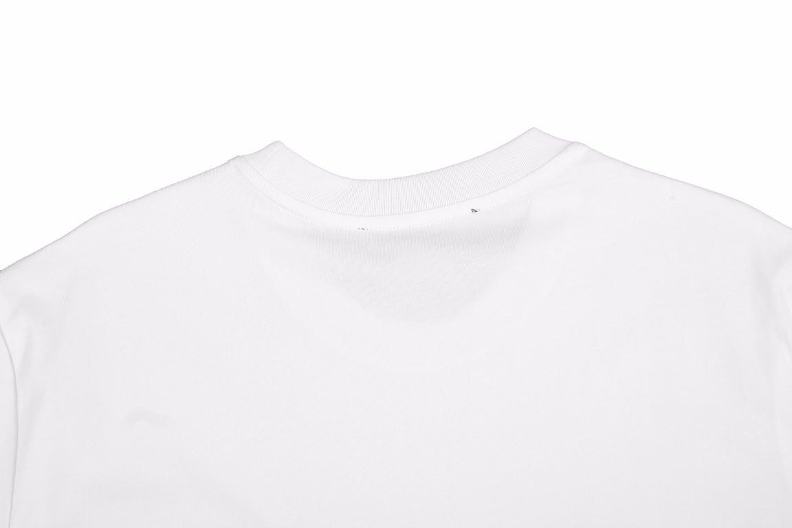 GUCCI - Balenciaga Flower Logo T-shirt - White Unisex Streetwear Limited Edition - The GUCCI x BALENCIAGA FLOWER LOGO T-SHIRT WHITE - REPLICA is a perfect blend of