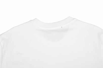 GUCCI - Balenciaga Flower Logo T-shirt - White Unisex Streetwear Limited Edition - The GUCCI x BALENCIAGA FLOWER LOGO T-SHIRT WHITE - REPLICA is a perfect blend of