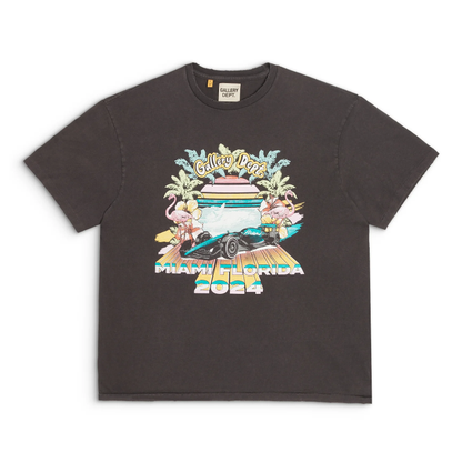 GALLERY Dept. Auction Tee T-Shirt - Red Unisex Streetwear Limited Edition - Introducing the Gallery Dept. Miami Logo T-Shirt, a perfect blend of urban style and artistic