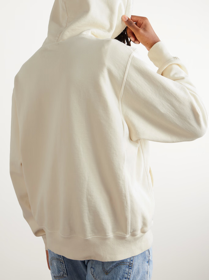 GALLERY Dept. Fucked Up Logo Hoodie - White Unisex Streetwear Limited Edition - **Gallery Dept. Upside Down Logo Hoodie: Detailed Product Description** Elevate your streetwear game with the