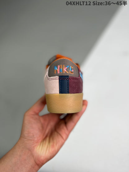 Nike Blazer Sb Zoom Prm'cashmere Mosaic' - Red Unisex Streetwear Limited Edition - The Nike Blazer SB Zoom PRM 'Cashmere Mosaic' in pink and beige offers a sophisticated