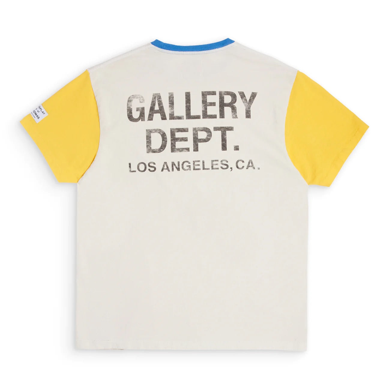 Gallery Dept - La Rams Color Block Tee T-Shirt - Red Unisex Streetwear Limited Edition - **Gallery Dept. Property of L.A. Rams Tee** Introducing the Gallery Dept. Property of L.A. Rams