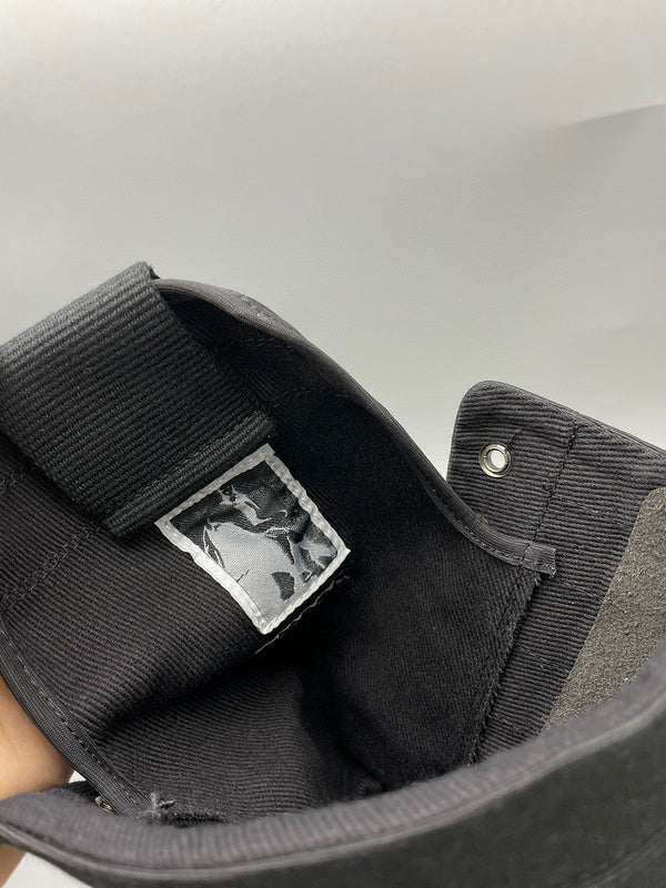 Rick Owens High-top Canvas Boots Jacket - Black Unisex Streetwear Limited Edition - **Rick Owens Black High-Top Canvas Boots: Avant-Garde Elegance** Discover the epitome of avant-garde fashion with