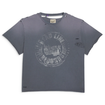 GALLERY Dept.grailed Ramke Tee T-Shirt - Red Unisex Streetwear Limited Edition - Introducing the Gallery Dept. Distressed Cut-Out Tee, a striking blend of edgy design and high-quality