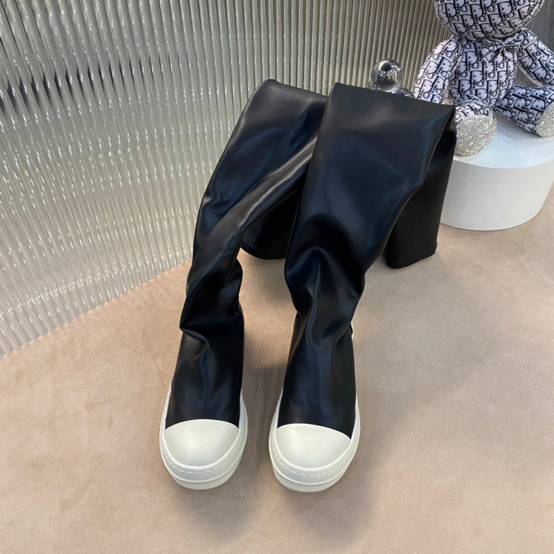 Over-the-Knee Sock Sneakers - close up - replica sneakers