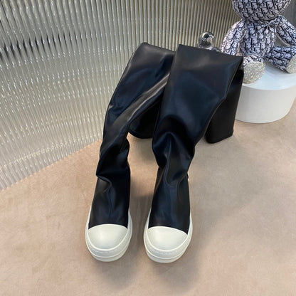 Over-the-Knee Sock Sneakers - close up - replica sneakers