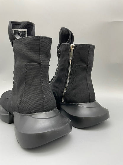 Rick Owens High-top Platform Boots Jacket - Black Unisex Streetwear Limited Edition - **Rick Owens Black High-Top Platform Boots: Futuristic Design with Unmatched Craftsmanship** Introducing the Rick