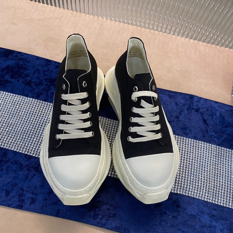 Rick Owens Low-top Sneakers - And White - Black Unisex Streetwear Limited Edition - ### Rick Owens Low-Top Sneakers - Black and White Introducing the Rick Owens Low-Top Sneakers