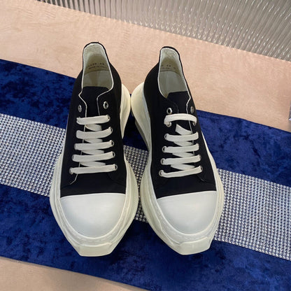Rick Owens Low-top Sneakers - And White - Black Unisex Streetwear Limited Edition - ### Rick Owens Low-Top Sneakers - Black and White Introducing the Rick Owens Low-Top Sneakers