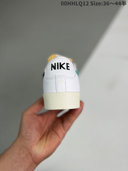 Nike Blazer Low'1977 - Black Unisex Streetwear Limited Edition - The Nike Blazer Low '1977' in white, blue, and black offers a fresh take on