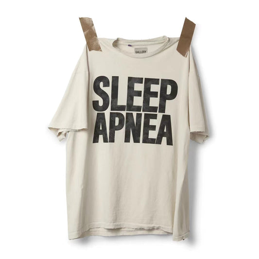 GALLERY Dept Work In Progress Sleep Apnea Tee T-Shirt - Black Unisex Streetwear Limited Edition - **Gallery Dept. 'Sleep Apnea' T-Shirt** Introducing the Gallery Dept. 'Sleep Apnea' T-Shirt, a unique