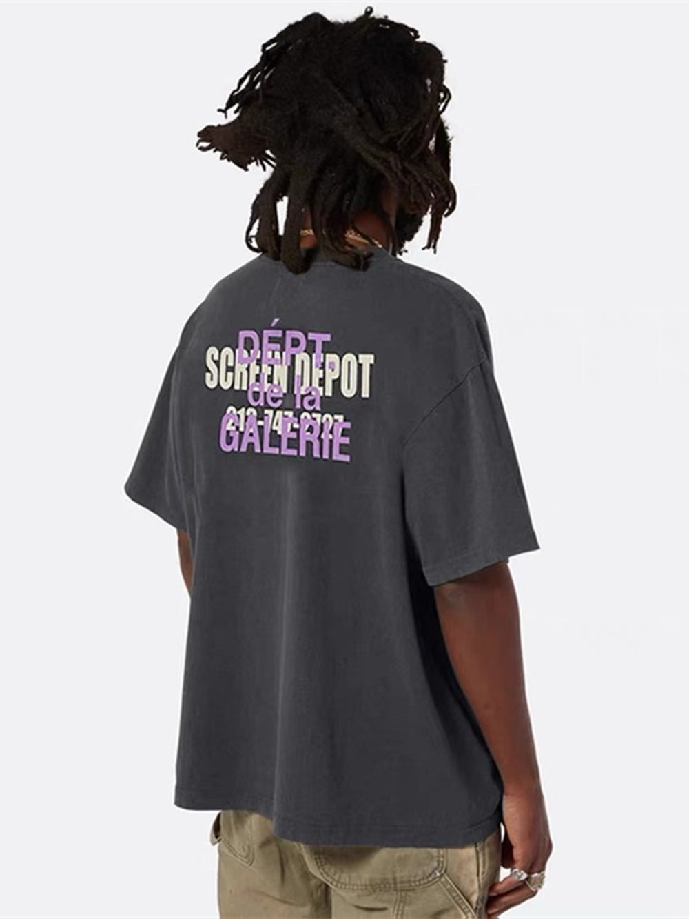 Gallery Dept. T-Shirt - Black Unisex Streetwear Limited Edition - **Gallery Dept. Minimalist 'G' Logo T-Shirt** Elevate your casual wardrobe with the Gallery Dept. Minimalist
