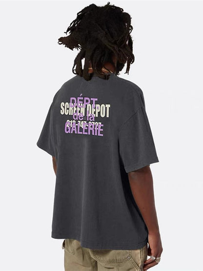 Gallery Dept. T-Shirt - Black Unisex Streetwear Limited Edition - **Gallery Dept. Minimalist 'G' Logo T-Shirt** Elevate your casual wardrobe with the Gallery Dept. Minimalist