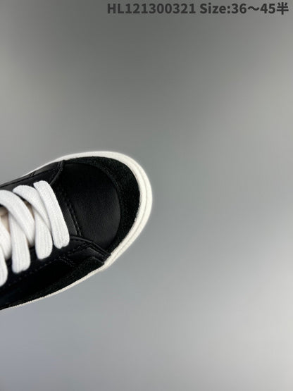 Nike Blazer Low'1977 - Black Unisex Streetwear Limited Edition - The Nike Blazer Low '77 in the black and white colorway offers a sleek, minimalist