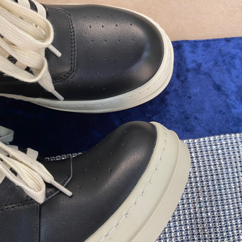 Rick Owens Geobasket Sneakers - And White - Black Unisex Streetwear Limited Edition - ### Rick Owens Geobasket Sneakers - Black and White Introducing the Rick Owens Geobasket Sneakers