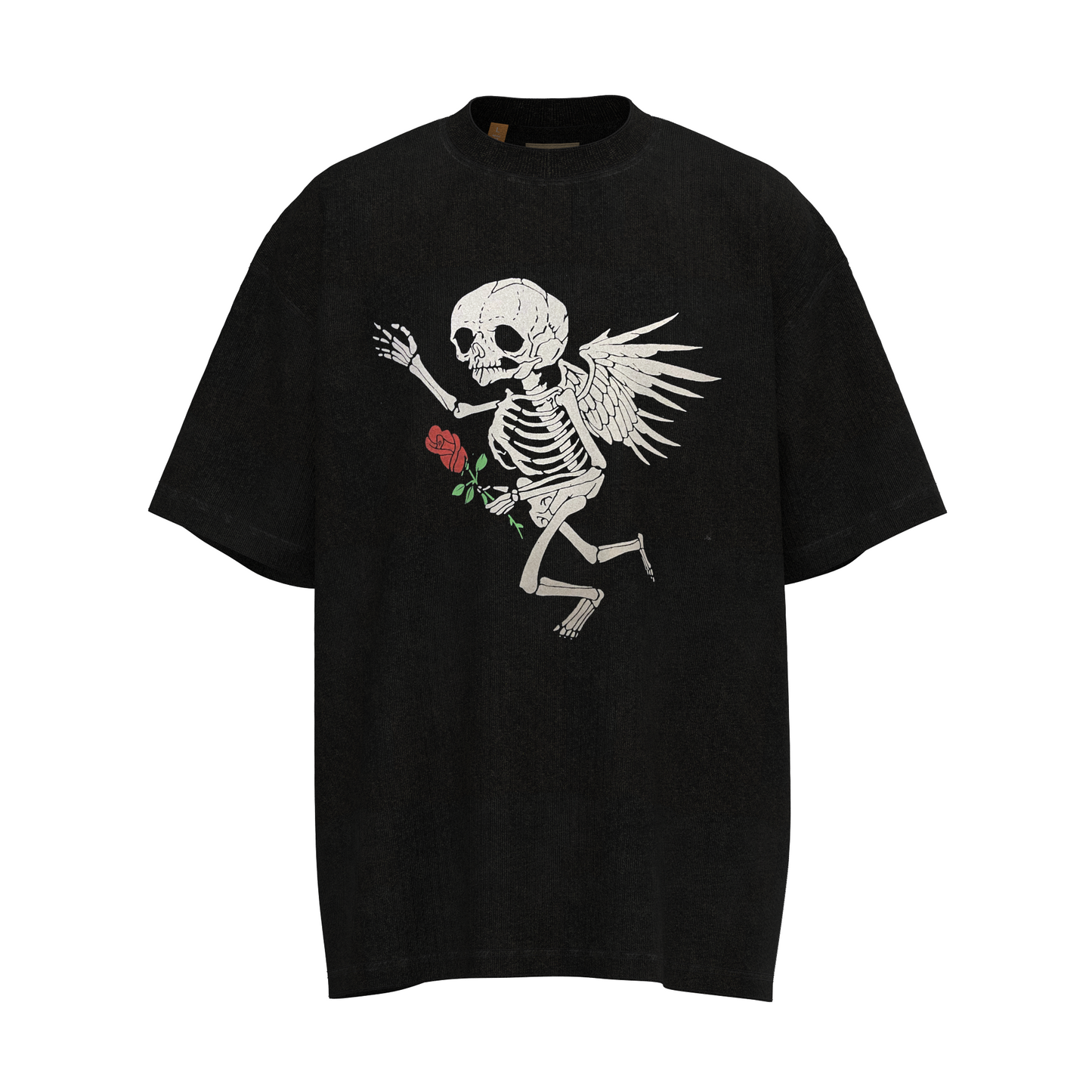 GALLERY Dept T-Shirt - Black Unisex Streetwear Limited Edition - **Gallery Dept. Skeleton Angel T-Shirt** Make a bold statement with the Gallery Dept. Skeleton Angel