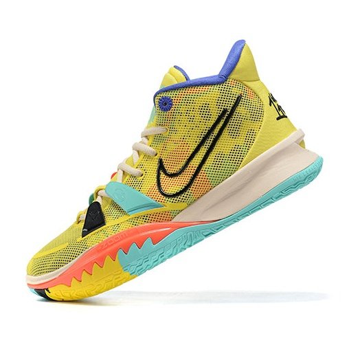 NIKE Kyrie 7 - 1 World 1 People - Yellow Unisex Streetwear Limited Edition