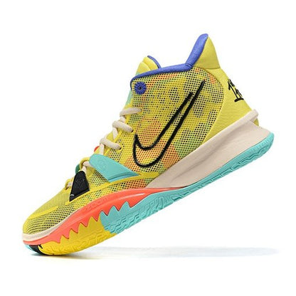 NIKE Kyrie 7 - 1 World 1 People - Yellow Unisex Streetwear Limited Edition