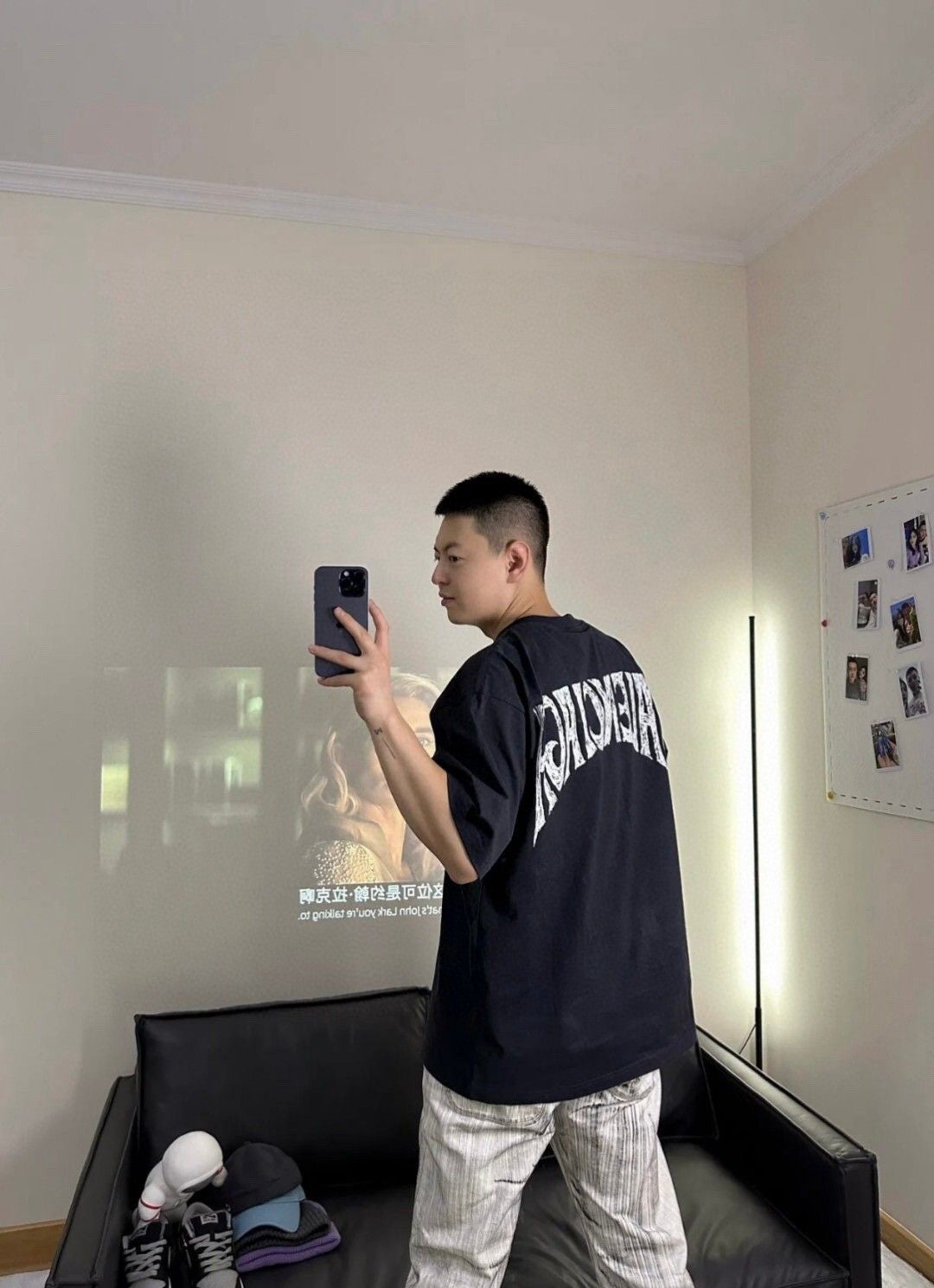 Camiseta gráfica Balenciaga Paris