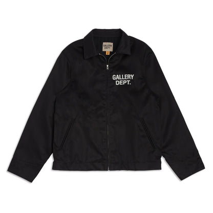 Gallery Dept. Logo Coach Jacket - Black Unisex Streetwear Limited Edition - Introducing the Gallery Dept. Hollywood Jacket C a statement piece that blends casual comfort with