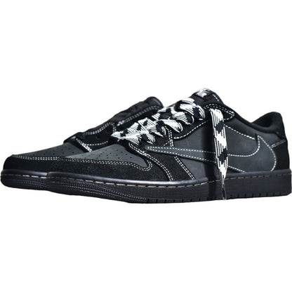 JORDAN 1 Low - Travis Scott Phantom - Black Unisex Streetwear Limited Edition