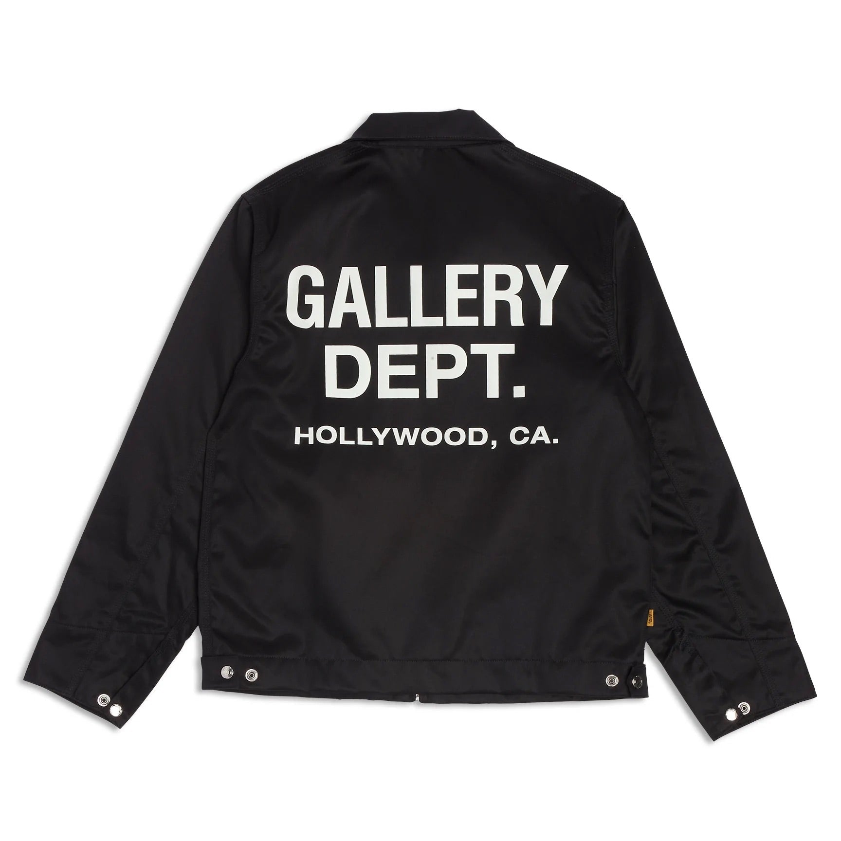 Gallery Dept. Logo Coach Jacket - Black Unisex Streetwear Limited Edition - Introducing the Gallery Dept. Hollywood Jacket C a statement piece that blends casual comfort with