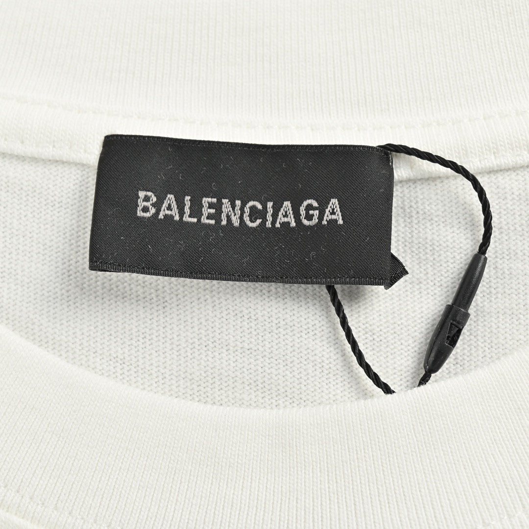 Camiseta Balenciaga - Estampado de código de barras