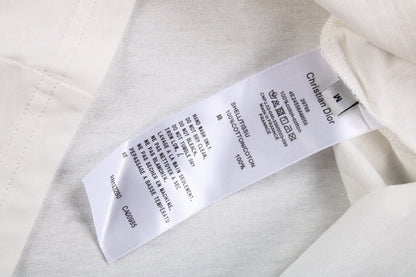 Dior Script Logo T-shirt (white) Unisex Streetwear Limited Edition - <p dir='ltr'><span>This Dior t-shirt features the brand's name in a bold script logo across