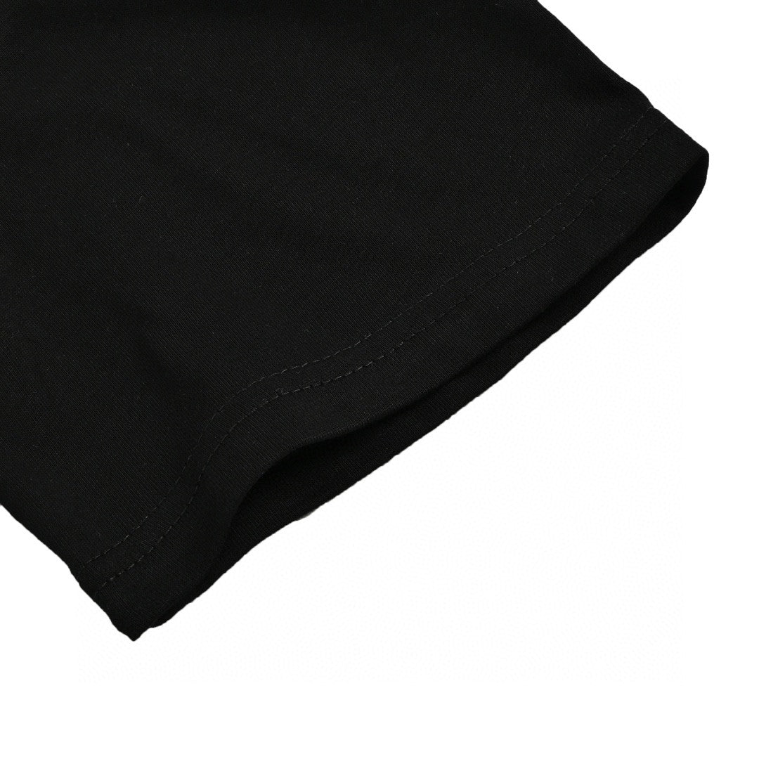 Camiseta Gucci con estampado de dragón, negra