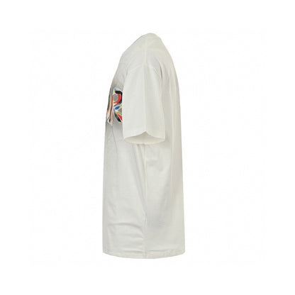 Dior Artistic Logo T-shirt (white) Unisex Streetwear Limited Edition - The Dior Artistic Logo T-Shirt in white is a vibrant and eye-catching piece that showcases