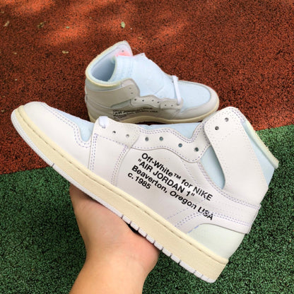 JORDAN 1 Retro High - Off-white Sneakers Unisex Streetwear Limited Edition