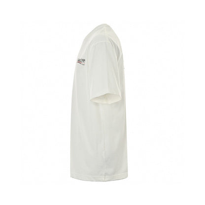 Balenciaga Political Campaign T-shirt (white) Unisex Streetwear Limited Edition - The Balenciaga Political Campaign T-Shirt in white combines simplicity with a statement. Made from high-quality
