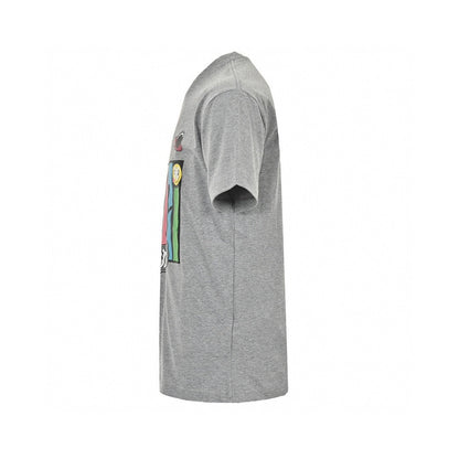 Gucci Cartoon Graphic T-shirt (grey) Unisex Streetwear Limited Edition - This grey Gucci T-shirt features a playful and vibrant cartoon graphic design. The front showcases