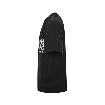 Prada T-shirt With Geometric Pocket Design - Black Unisex Streetwear Limited Edition - The Prada Black T-Shirt with Geometric Pocket Design is a contemporary and chic addition to