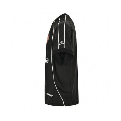 BALENCIAGA Soccer Logo T-shirt - Black Unisex Streetwear Limited Edition - The BALENCIAGA SOCCER LOGO T-SHIRT BLACK - REPLICA blends high-fashion aesthetics with sporty streetwear appeal